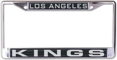 Wincraft NHL Los Angeles Kings License Plate Inlaid Frame, Team Color, One Size in Saudi Arabia