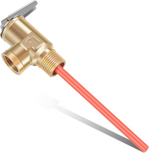 1/2 "NPT RV 0.7MPa صمام تخفيف درجة الحرارة والضغط، صمام أمان نحاسي سميك، صمام تخفيف درجة الحرارة والضغط لسخان المياه RV لخزانات سخان المياه الساخنة (DN15-1pc) in Kuwait