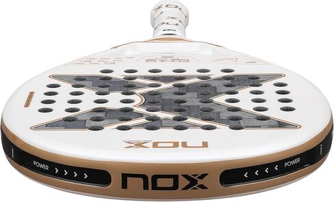 مضرب NOX Padel AT10 Genius 12K الشب Xtrem 2026 | أجوستين تابيا دمعة بالا باديل | نظام توازن الوزن، وجه كربون الشب 12 قيراط، HR3 Black Eva | رشاقة نفق EOS، وقبضة مخصصة، وسطح دوران مزدوج in Kuwait