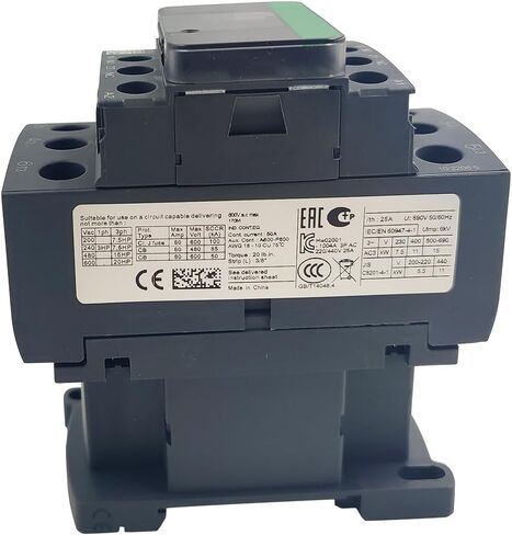 LC1D25M7 AC electric magnetic Contactor 3P 3NO LC1-D25M7 25A 220V AC coil in Saudi Arabia