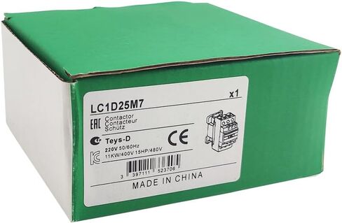 LC1D25M7 AC electric magnetic Contactor 3P 3NO LC1-D25M7 25A 220V AC coil in Saudi Arabia