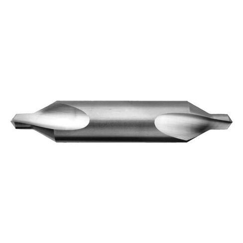 Cleveland C46261 998 Plain Combined Drill and Countersink, 0.025 in Drill - Decimal Inch, 60 deg Included Angle, 118 deg Point Angle, HSS, Bright (Each) in Saudi Arabia