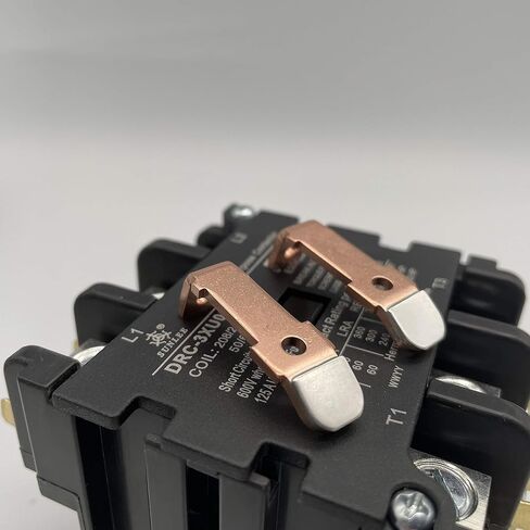 SUNLEE 60 Amp 75 RES 3 Pole 277v Coil SunLee DP Contactor A2L متوافق مع UL المعترف به والمعتمد لموصل الإضاءة UL 60335 المكافئ 42EF35AF in Kuwait