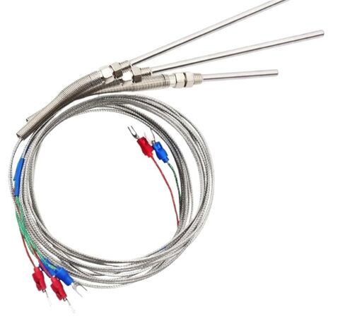 1pc Thermocouple M8 0.5m 1m 2m Type K J PT100 50mm 100mm Compression Spring Probe Temperature Sensor 0-400℃(1m Type J,50mm) in Saudi Arabia
