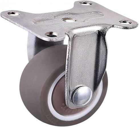 Casters 1-inch Chrome-Plated TPE Directional Wheel Bearings Silent and wear-Resistant Rubber in Saudi Arabia