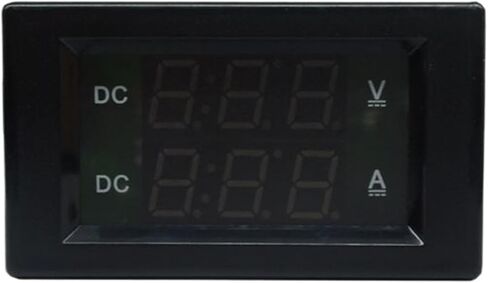 DC Voltmeter Ammeter DC 5-100V DC 0-20A DC LED Digital Voltage Current Dual Meter Volt Amp Meter Voltage Tester Sensor in Saudi Arabia