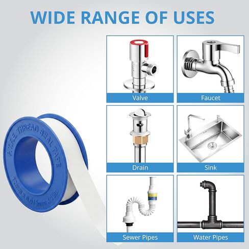 مجموعة قطع غيار فلتر الدش من weAQUA، شريط تفلون، حلقة دائرية وحشية من السيليكون، ملحقات سباكة مانعة للتسرب لفلتر الدش ورأس الدش in Kuwait