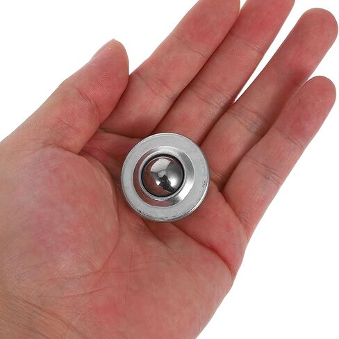 Zerodeko 16pcs 5/8 Inch Carbon Steel Ball Casters Roller Bearings Universal Swivel Furniture Caster Wheels Heavy Duty Load Transfer for Industrial Equipment and Material Handling Systems in Saudi Arabia