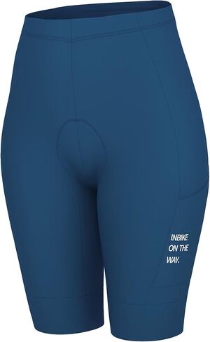 شورت الدراجات للنساء في Inbike - شورت ركوب الدراجات المبطن مع جيب لركوب الدراجات/ركوب الدراجات/الطريق MTB/الطريق in Saudi Arabia