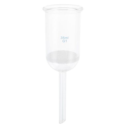 LIFKOME Acid Resistant Glass Filtering Funnel 35Ml Sand Funnel for Laboratory Experiments and Liquid Filtration in Saudi Arabia