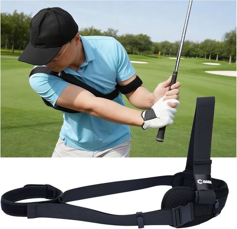 مساعد تدريب الجولف من GAIARENA Golf Trail Arm Swing Aid Slider، معدات تدريب للتخلص من الشرائح وأرجوحة أجنحة الدجاج، هدايا للرجال والنساء للاعبي الجولف المبتدئين in Kuwait