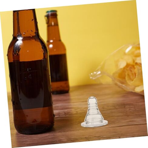 Beer Bottle Nipple Caps for Parties 10Pcs Food Grade Drink Caps Fun Adult Beverage Accessories for Drinking Games and Gatherings in Saudi Arabia
