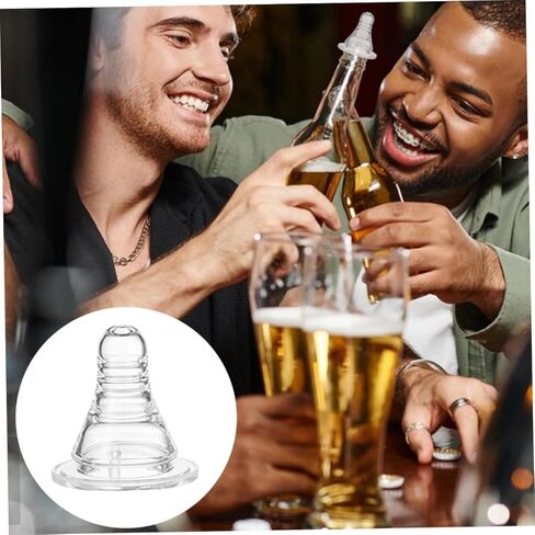 Beer Bottle Nipple Caps for Parties 10Pcs Food Grade Drink Caps Fun Adult Beverage Accessories for Drinking Games and Gatherings in Saudi Arabia