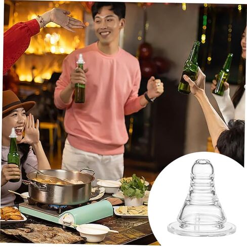 Beer Bottle Nipple Caps for Parties 10Pcs Food Grade Drink Caps Fun Adult Beverage Accessories for Drinking Games and Gatherings in Saudi Arabia
