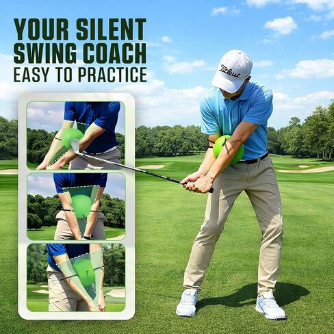 The Connector Golf Training Aid, Golf Swing Trainer for Posture Correction, Arm Structure & Proper Swing Mechanics, Golf Swing Training Aid are Suitable for All Levels of Golfers in Saudi Arabia