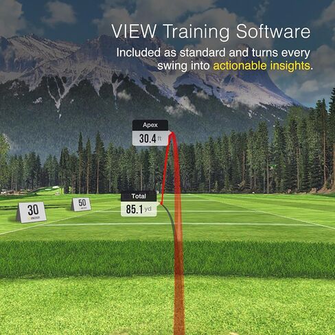 Uneekor EYE MINI CORE Golf Launch Monitor & Simulator, 15 Ball Data Points, Near-Zero Latency, Works with GSPro, TGC19 & E6 in Saudi Arabia