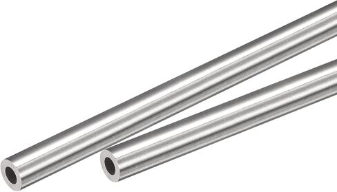 304 Stainless Steel Capillary Tube, OD 7mm x 1.5mm Wall Thick 250mm Length Metal Tubing for Industry Machinery, 2Pcs in Saudi Arabia