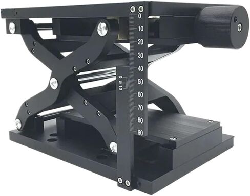 Z-axis Manual Scissor Lift Table Optical Vertical Lift fine Adjustment(30kg Load-210x150mm) in Saudi Arabia