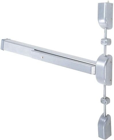 S1150 Series Vertical Aluminum Enamel Finish Rod Exit Device, 36" Rail Size (Pack of 1) in Saudi Arabia