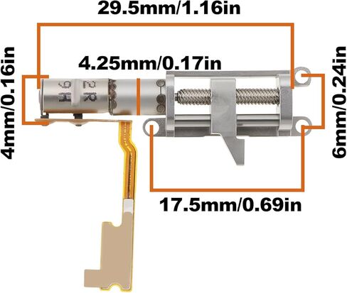 2pcs 4mm Planetary All-Metal Gearbox Stepper Motor Screw Slider 2-Phase 4-Wire for Stepper Motor Drives in Saudi Arabia
