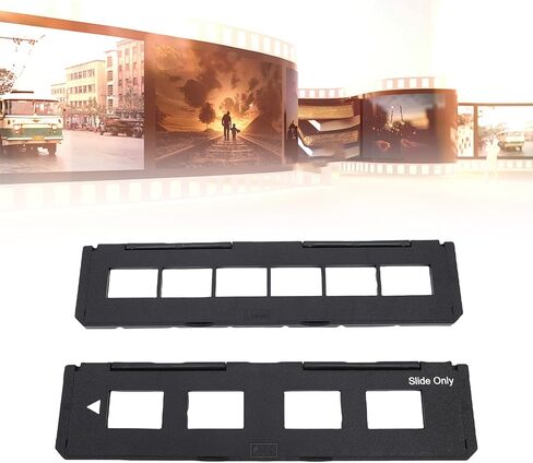LICAEVEY 35mm Negative Strip Holder, 6 Frames & 4 Frames Slide Film Holder for 35mm Film Scanners, Easy to Use, Protects and Flattens Film Edges in Saudi Arabia