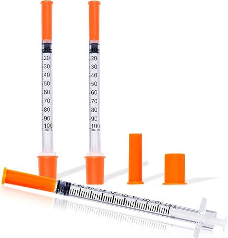 1ml/cc 31G 5/16" jeringas, Jeringas con agujas para inyectar, Pack of 100 in Saudi Arabia