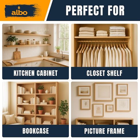 براغي فتحة الجيب ALBO #8 × 1-1/4 بوصة، 500 قطعة، من الفولاذ الكربوني المطلي بالزنك - براغي خشبية مربعة الشكل مع لقمة مجانية 150 مم، وخزانة ذاتية التنصت ومسامير النجارة in Kuwait