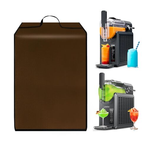 Dust Cover for Iceman by Chefman Slush-Ease 68oz Slushie Machine,Heavy Protective Frozen Drink Maker Cover Case for SLUSHi Slushy Machine for Home,Dustproof Nylon Lid (Brown) in Saudi Arabia