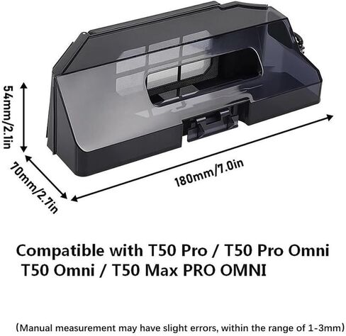 ملحقات بديلة للمكنسة الكهربائية من كافتكو، صندوق غبار. متوافق مع ديبوت T50 برو / T50 برو أومني / T50 أومني / T50 ماكس برو أومني in Kuwait