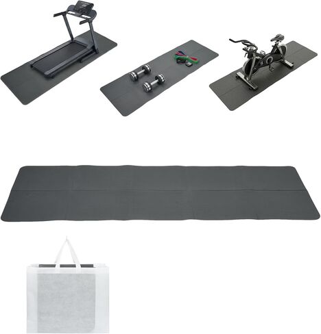 سجادة وسادة المشي للسجاد مقاس 73 بوصة × 24 بوصة، وسادة مشي قابلة للطي، واقي للأرضية، مانعة للانزلاق، ممتصة للصدمات، حصائر معدات التمرين للأرضيات الصلبة/الدراجة الدوارة/الآلة البيضاوية in Kuwait