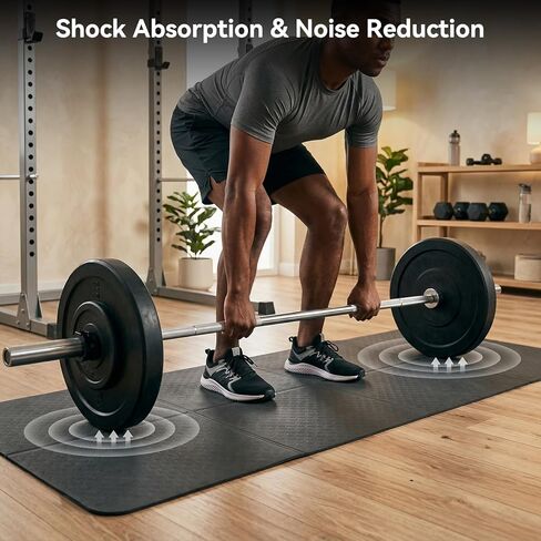 سجادة وسادة المشي للسجاد مقاس 73 بوصة × 24 بوصة، وسادة مشي قابلة للطي، واقي للأرضية، مانعة للانزلاق، ممتصة للصدمات، حصائر معدات التمرين للأرضيات الصلبة/الدراجة الدوارة/الآلة البيضاوية in Kuwait