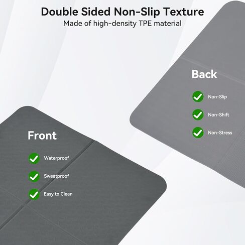 سجادة وسادة المشي للسجاد مقاس 73 بوصة × 24 بوصة، وسادة مشي قابلة للطي، واقي للأرضية، مانعة للانزلاق، ممتصة للصدمات، حصائر معدات التمرين للأرضيات الصلبة/الدراجة الدوارة/الآلة البيضاوية in Kuwait