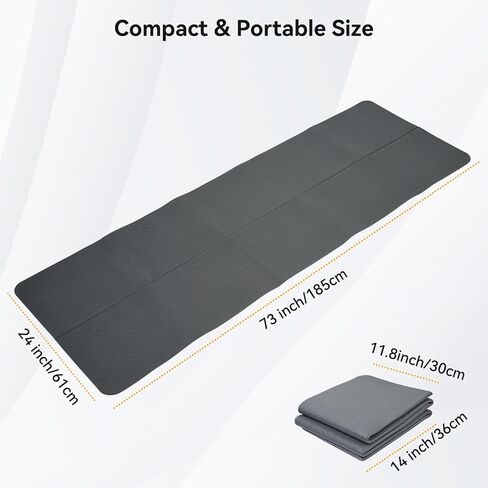 سجادة وسادة المشي للسجاد مقاس 73 بوصة × 24 بوصة، وسادة مشي قابلة للطي، واقي للأرضية، مانعة للانزلاق، ممتصة للصدمات، حصائر معدات التمرين للأرضيات الصلبة/الدراجة الدوارة/الآلة البيضاوية in Kuwait