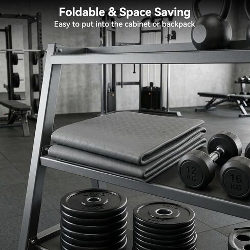 سجادة وسادة المشي للسجاد مقاس 73 بوصة × 24 بوصة، وسادة مشي قابلة للطي، واقي للأرضية، مانعة للانزلاق، ممتصة للصدمات، حصائر معدات التمرين للأرضيات الصلبة/الدراجة الدوارة/الآلة البيضاوية in Kuwait