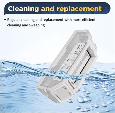 قطع غيار المكنسة الكهربائية KAFTKO، صندوق الغبار. متوافق مع ديبوت T30 برو / T30 ماكس / T30 أومني / T30 برو أومني in Kuwait