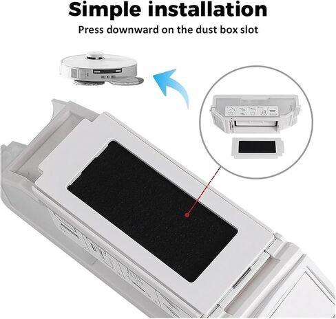 قطع غيار المكنسة الكهربائية KAFTKO، صندوق الغبار. متوافق مع ديبوت T30 برو / T30 ماكس / T30 أومني / T30 برو أومني in Kuwait