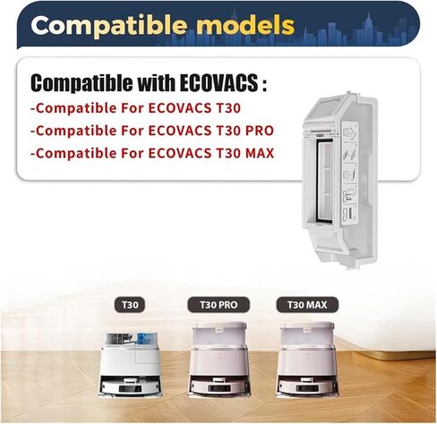 قطع غيار المكنسة الكهربائية KAFTKO، صندوق الغبار. متوافق مع ديبوت T30 برو / T30 ماكس / T30 أومني / T30 برو أومني in Kuwait