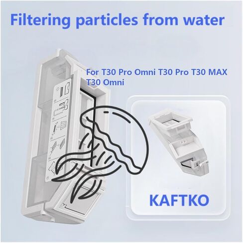 قطع غيار المكنسة الكهربائية KAFTKO، صندوق الغبار. متوافق مع ديبوت T30 برو / T30 ماكس / T30 أومني / T30 برو أومني in Kuwait
