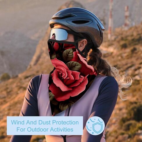 4 Pack Rose Fishing Neck Gaiter - UV Face Mask Sun Protection for Men & Women in Kuwait