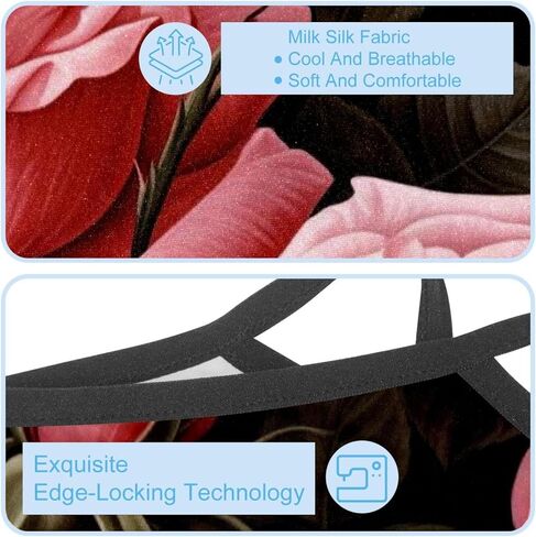 4 Pack Rose Fishing Neck Gaiter - UV Face Mask Sun Protection for Men & Women in Saudi Arabia