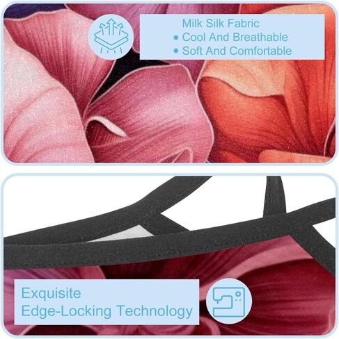 4 Pack Rose Fishing Neck Gaiter - UV Face Mask Sun Protection for Men & Women in Saudi Arabia