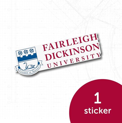 Desert Cactus Fairleigh Dickinson University Sticker FDU Knights Devils Vinyl Decal Laptop Water Bottle Car Scrapbook (IND 00001) in Saudi Arabia
