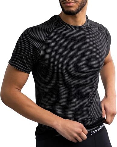 Incrediwear Men's Infrared Athletic Shirt - Performance Workout Shirt for Men Boosts Circulation, Speeds Recovery Active Wear in Kuwait