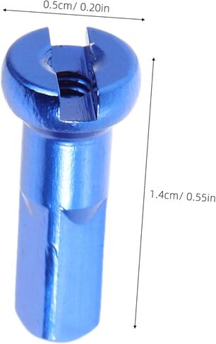 Toddmomy 15pcs Bike Nipples Aluminum Alloy Caps for Bicycles Decor for Mountain Road Bikes in Saudi Arabia