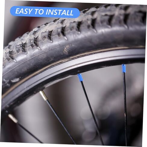 Toddmomy 15pcs Bike Nipples Aluminum Alloy Caps for Bicycles Decor for Mountain Road Bikes in Saudi Arabia