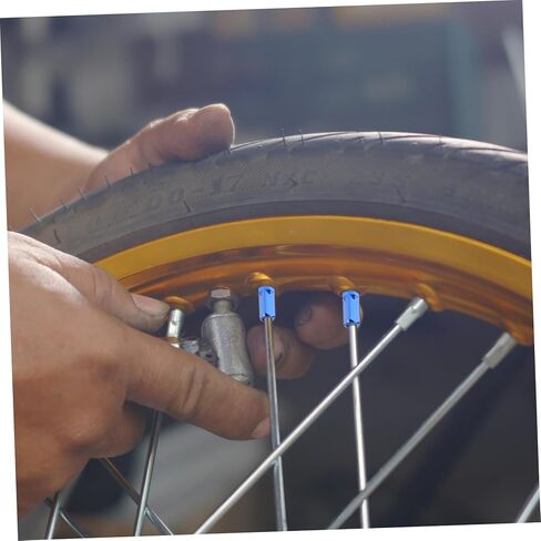 Toddmomy 15pcs Bike Nipples Aluminum Alloy Caps for Bicycles Decor for Mountain Road Bikes in Saudi Arabia