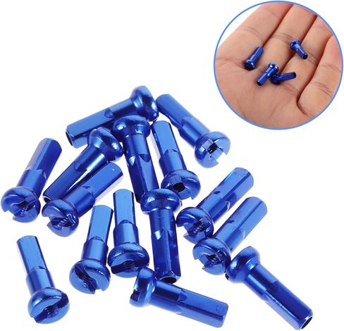 Toddmomy 15pcs Bike Nipples Aluminum Alloy Caps for Bicycles Decor for Mountain Road Bikes in Saudi Arabia