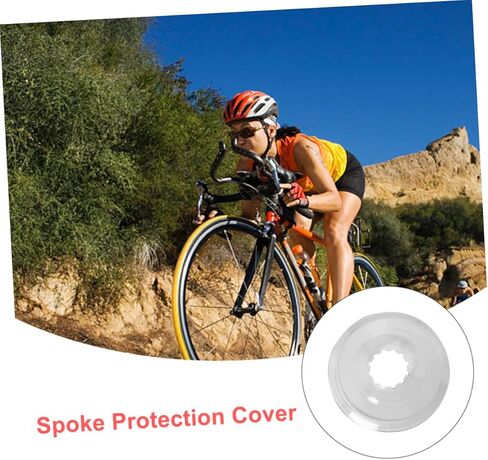 Sosoport 2pcs Lightweight Flywheel Guard for Bikes Rear Hub Protector Guards Mountain Bike Accessories Easy to Use in Saudi Arabia