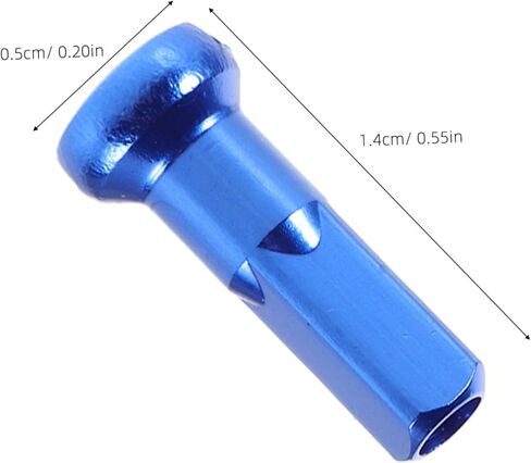 Toyvian 15pcs Bike Nipples Fashionable Rim Decor for Mountain Road Bicycles Aluminum Alloy Caps Easy Installation Broad Compatibility in Saudi Arabia
