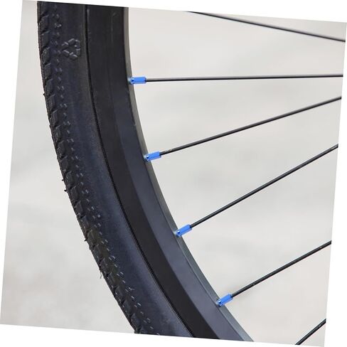 Toyvian 15pcs Bike Nipples Fashionable Rim Decor for Mountain Road Bicycles Aluminum Alloy Caps Easy Installation Broad Compatibility in Saudi Arabia